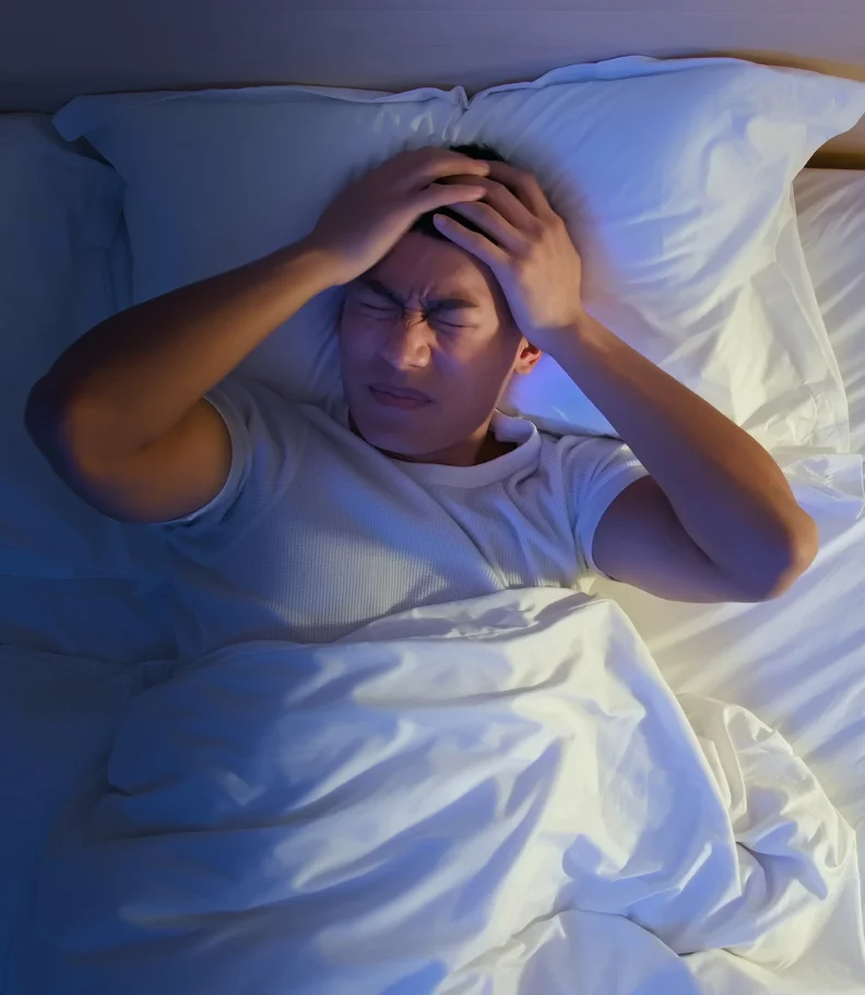 man experiencing headaches in Eldridge IA